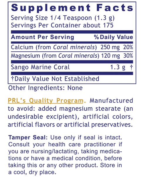 Coral Legend (8 oz Powder) - - Nutritional Supplement - - Bone and Joint Support - Mineral Support - pH Balance and Alkalinization - Top Sellers - - - Marketplace Earth Vitamins, L.L.C.