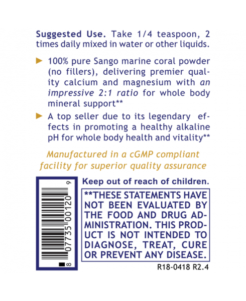 Coral Legend (8 oz Powder) - - Nutritional Supplement - - Bone and Joint Support - Mineral Support - pH Balance and Alkalinization - Top Sellers - - - Marketplace Earth Vitamins, L.L.C.