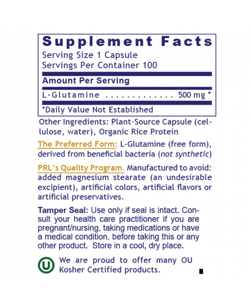 Glutamine, Premier - - Nutritional Supplement - - Amino Acid Support - Fitness / Workout / Performance and Energy Support - Intestinal Support/Cleansing - Muscular Support - - - Marketplace Earth Vitamins, L.L.C.