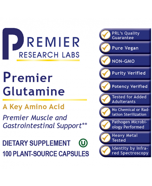 Glutamine, Premier - - Nutritional Supplement - - Amino Acid Support - Fitness / Workout / Performance and Energy Support - Intestinal Support/Cleansing - Muscular Support - - - Marketplace Earth Vitamins, L.L.C.