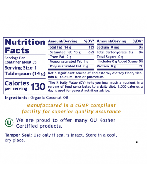 Coconut Oil, Premier - - Nutritional Supplement - - Fatty Acid Support - - - Marketplace Earth Vitamins, L.L.C.