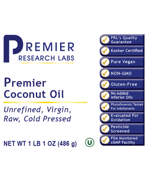 Coconut Oil, Premier - - Nutritional Supplement - - Fatty Acid Support - - - Marketplace Earth Vitamins, L.L.C.
