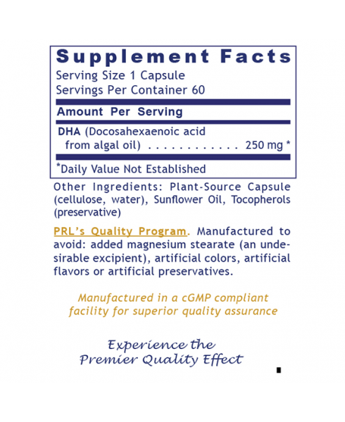 DHA, Premier - - Nutritional Supplement - - Brain Support - Eye and Vision Support - Fatty Acid Support - Neurological Support - Omega 3 Support - Top Sellers - - - Marketplace Earth Vitamins, L.L.C.