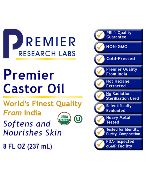Castor Oil, Premier - - Nutritional Supplement - - Cleansing Support (external) - Top Sellers - - - Marketplace Earth Vitamins, L.L.C.