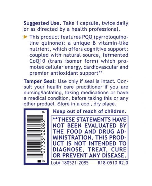 PQQ Complex with CoQ10 - - Nutritional Supplement - - Antioxidant Support - Top Sellers - - - Marketplace Earth Vitamins, L.L.C.