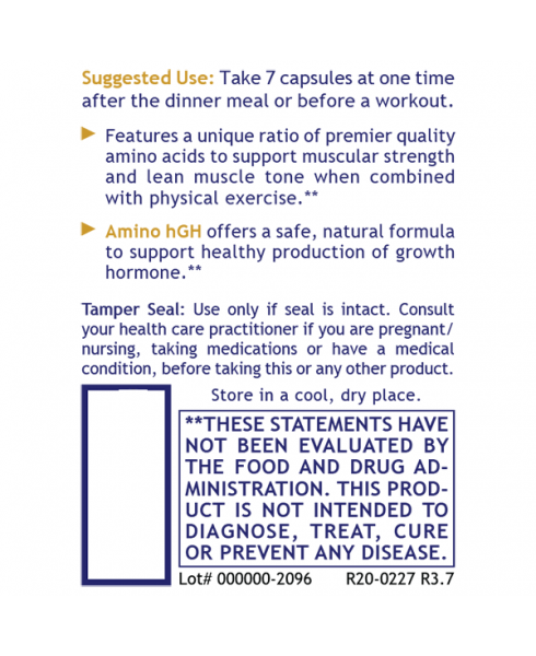 Amino hGH - - Nutritional Supplement - - Amino Acid Support - Fitness / Workout / Performance and Energy Support - Muscular Support - Top Sellers - - - Marketplace Earth Vitamins, L.L.C.