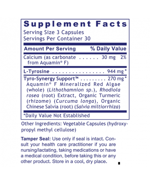 Tyrosine Matrix - - Nutritional Supplement - - Amino Acid Support - Mood and Stress Management Support - Thyroid Support - - - Marketplace Earth Vitamins, L.L.C.