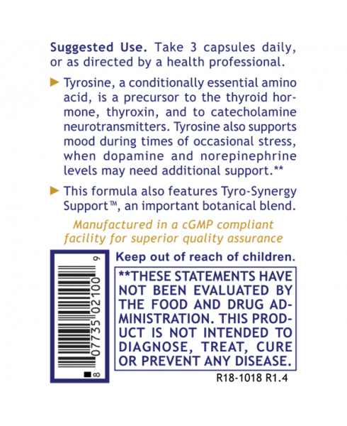 Tyrosine Matrix - - Nutritional Supplement - - Amino Acid Support - Mood and Stress Management Support - Thyroid Support - - - Marketplace Earth Vitamins, L.L.C.