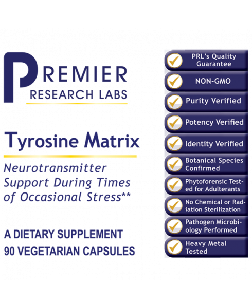 Tyrosine Matrix - - Nutritional Supplement - - Amino Acid Support - Mood and Stress Management Support - Thyroid Support - - - Marketplace Earth Vitamins, L.L.C.