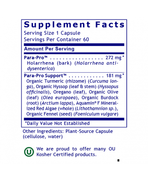 ParaStat™ - - Nutritional Supplement - - Intestinal Support/Cleansing - - - Marketplace Earth Vitamins, L.L.C.