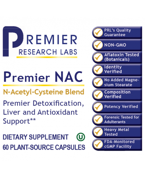 NAC, Premier - - Nutritional Supplement - - Antioxidant Support - Liver Support - Top Sellers - - - Marketplace Earth Vitamins, L.L.C.