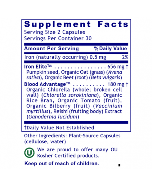 ErythroPro® - - Nutritional Supplement - - Blood Support - Postnatal Support - - - Marketplace Earth Vitamins, L.L.C.
