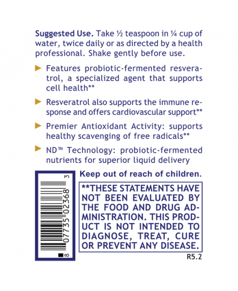 Resveratrol ™, Premier - - Nutritional Supplement - - Antioxidant Support - Cardiovascular and Circulatory Support - Immune Support / Targeting Agents - Inmune Health - - - Marketplace Earth Vitamins, L.L.C.
