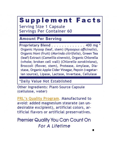 Hyssinol™ - - Nutritional Supplement - - Inmune Health - Super Health and Vitality - - - Marketplace Earth Vitamins, L.L.C.