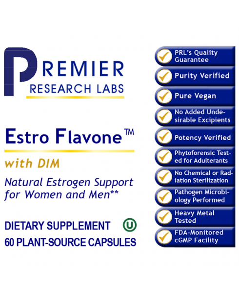 Estro Flavone™ - - Nutritional Supplement - - Menopause / PMS / and Hormone Support - Women's Health Support - - - Marketplace Earth Vitamins, L.L.C.