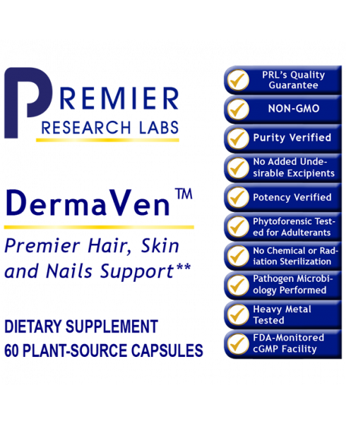 DermaVen™ - - Nutritional Supplement - - Skin Health - Skin Support - Teeth Support - - - Marketplace Earth Vitamins, L.L.C.