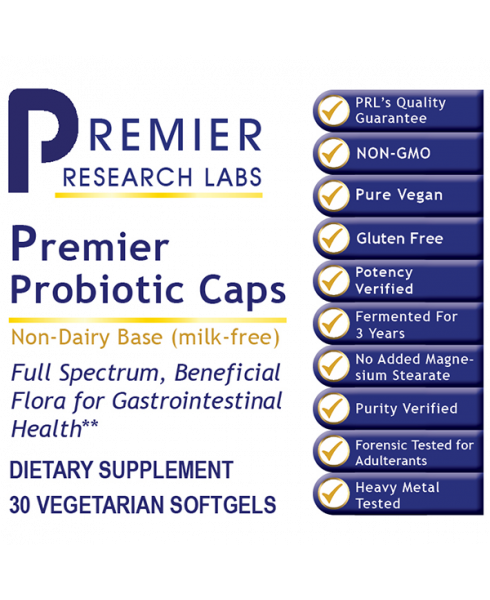 Probiotic Caps, Premier - - Nutritional Supplement - - Intestinal Health - Probiotic Support - - - Marketplace Earth Vitamins, L.L.C.