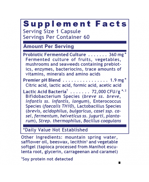 Probiotic Caps, Premier - - Nutritional Supplement - - Intestinal Health - Intestinal Support/Cleansing - - - Marketplace Earth Vitamins, L.L.C.