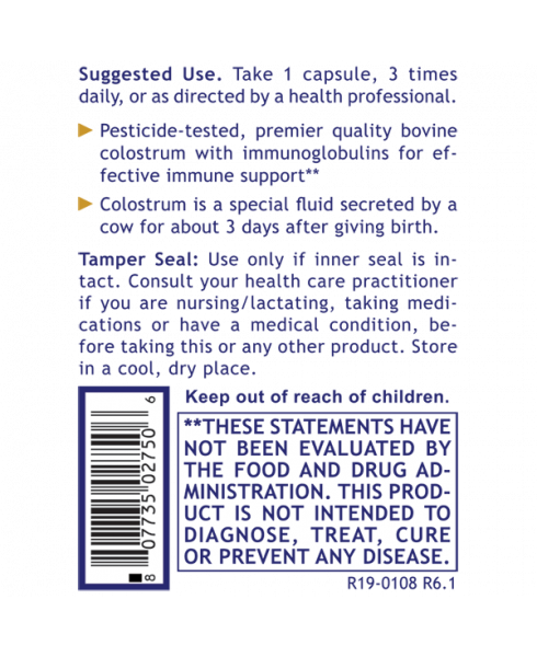 Colostrum-IgG™ Caps - - Nutritional Supplement - - Fitness / Workout / Performance and Energy Support - Immune Support / General - Immunoglobulin Support - Inmune Health - - - Marketplace Earth Vitamins, L.L.C.
