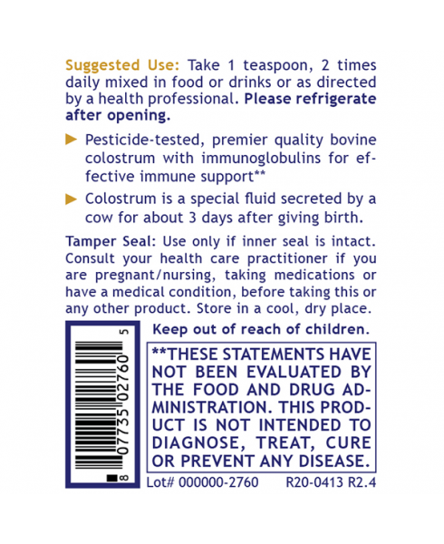 Colostrum-IgG™ Powder - - Nutritional Supplement - - Fitness / Workout / Performance and Energy Support - Immune Support / General - Immunoglobulin Support - Inmune Health - - - Marketplace Earth Vitamins, L.L.C.