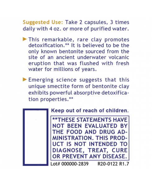 Medi-Clay-FX™ - - Nutritional Supplement - - - - Marketplace Earth Vitamins, L.L.C.