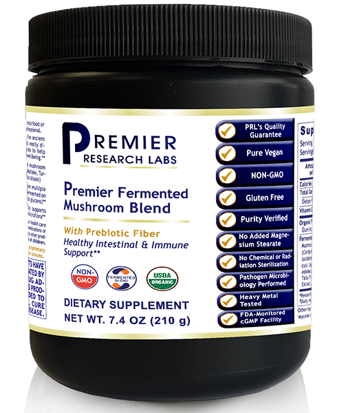 Fermented Mushroom Blend, Premier - - Nutritional Supplement - - Fermented Foods - Inmune Health - - - Marketplace Earth Vitamins, L.L.C.
