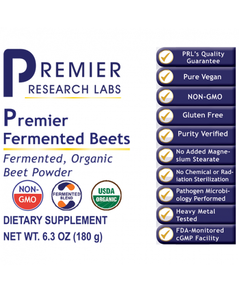 Fermented Beets, Premier - - Nutritional Supplement - - Fermented Foods - - - Marketplace Earth Vitamins, L.L.C.