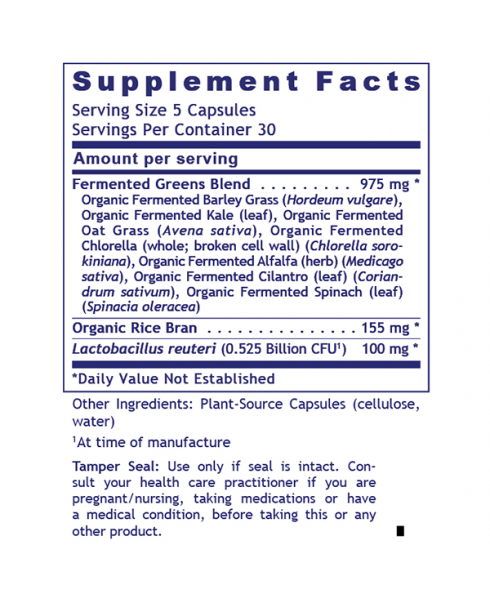 Fermented Greens, Premier - - Nutritional Supplement - - Fermented Foods - Intestinal Support/Cleansing - Probiotic Support - Top Sellers - - - Marketplace Earth Vitamins, L.L.C.