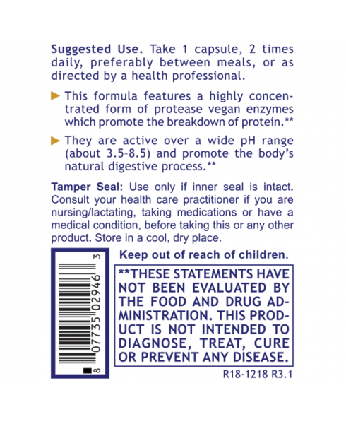 Protease, Premier - - Nutritional Supplement - - Enzyme Support - - - Marketplace Earth Vitamins, L.L.C.