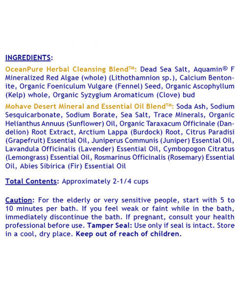 Medi-Body Bath® - - Nutritional Supplement - - Cleansing Support (external) - - - Marketplace Earth Vitamins, L.L.C.