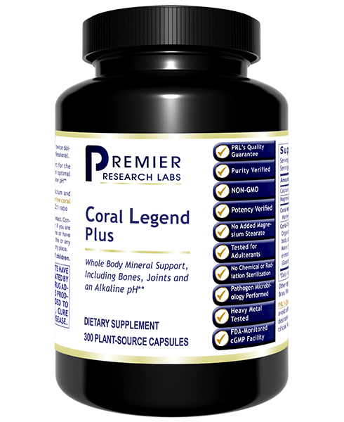 Coral Legend Plus 300 Caps - - Nutritional Supplement - - Bone and Joint Support - pH Balance and Alkalinization - Teeth Support - - - Marketplace Earth Vitamins, L.L.C.