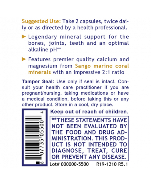 Coral Legend Plus 300 Caps - - Nutritional Supplement - - Bone and Joint Support - pH Balance and Alkalinization - Teeth Support - - - Marketplace Earth Vitamins, L.L.C.