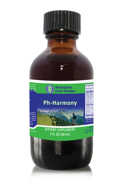 Ph- Harmony - - Nutritional Supplement - - MEV - Mineral Support - pH Balance and Alkalinization - Top Sellers - - - Marketplace Earth Vitamins, L.L.C.