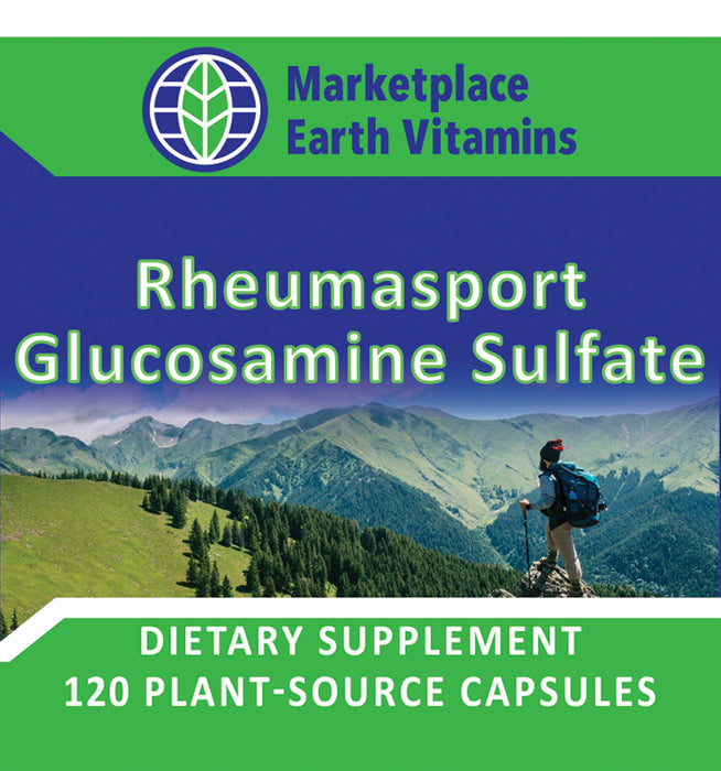 Rheumasport Glucosamine Sulfate - Dietary Supplement Targeted Joint, Ligament and Connective Tissue Support - Marketplace Earth Vitamins, L.L.C.