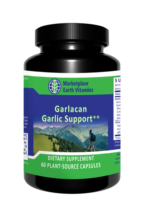 Garlacan Garlic Support - - Nutritional Supplement - - Immune Support / Targeting Agents - Inmune Health - MEV - Top Sellers - - - Marketplace Earth Vitamins, L.L.C.