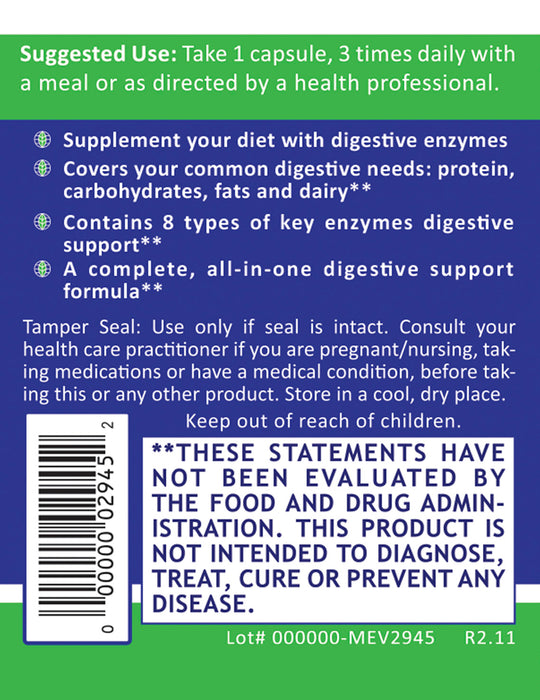 Digetry Plus Digestion Support - Dietary Supplement Vegetarian Sourced Enzymes Full Spectrum Digestive Support For Fats, Carbohydrates, Proteins and Dairy- Marketplace Earth Vitamins, L.L.C.