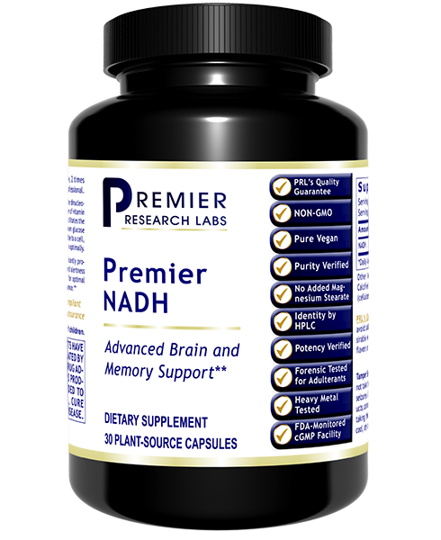 NADH, Premier - - Nutritional Supplement - - Brain Support - Fitness / Workout / Performance and Energy Support - - - Marketplace Earth Vitamins, L.L.C.