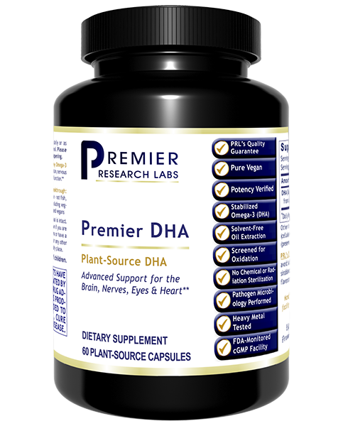 DHA, Premier - - Nutritional Supplement - - Brain Support - Eye and Vision Support - Fatty Acid Support - Neurological Support - Omega 3 Support - Top Sellers - - - Marketplace Earth Vitamins, L.L.C.