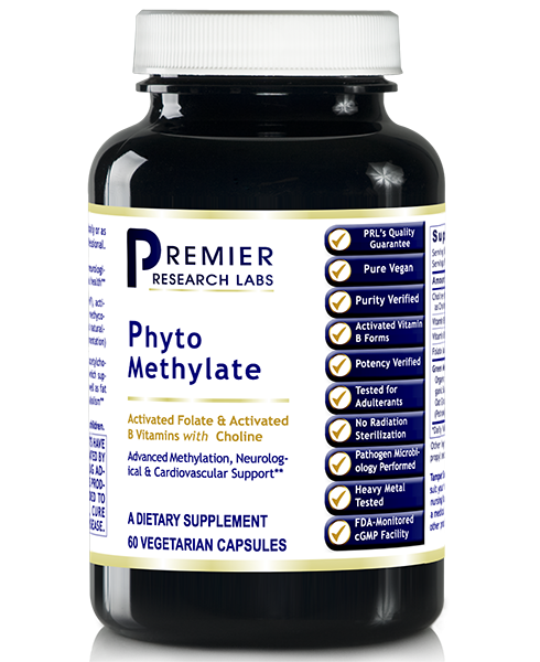 Phyto Methylate (60 Caps) - - Nutritional Supplement - - Cardiovascular and Circulatory Support - Methyl Support - Neurological Support - - - Marketplace Earth Vitamins, L.L.C.