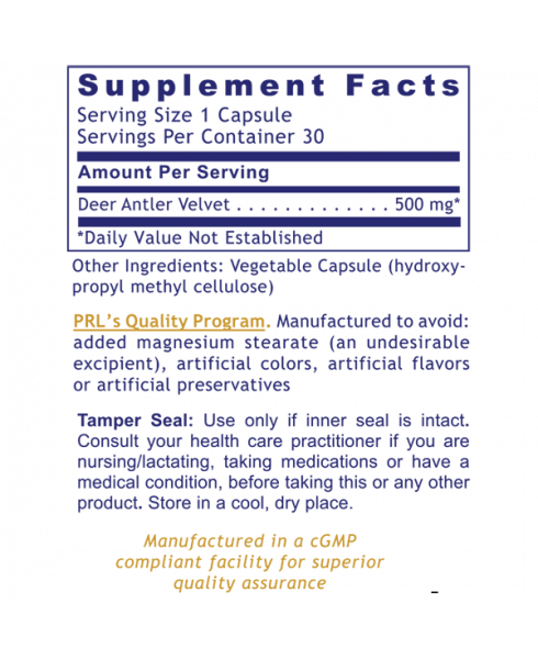 NZ-Red Velvet Deer Antler - - Nutritional Supplement - - Super Health and Vitality - - - Marketplace Earth Vitamins, L.L.C.
