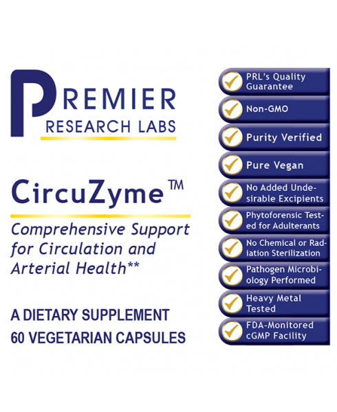 CircuZyme™ - - Nutritional Supplement - - Amino Acid Support - Cardiovascular and Circulatory Support - Neurological Support - - - Marketplace Earth Vitamins, L.L.C.