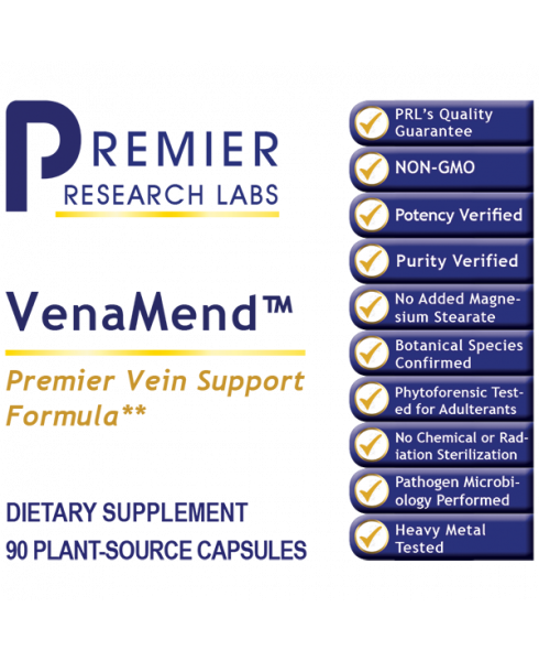 VenaMend™ - - Nutritional Supplement - - Cardiovascular and Circulatory Support - Skin Support - Vein Support - - - Marketplace Earth Vitamins, L.L.C.