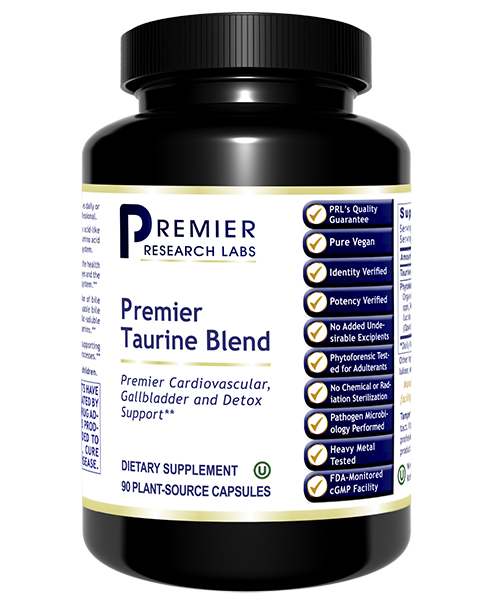 Taurine Blend, Premier - - Nutritional Supplement - - Amino Acid Support - Brain Support - Cardiovascular and Circulatory Support - Eye and Vision Support - Gallbladder Support / Cleansing - - - Marketplace Earth Vitamins, L.L.C.