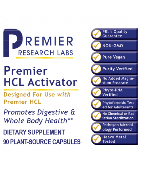 HCL Activator, Premier - - Nutritional Supplement - - Digestive Health - Potassium Support - Stomach Support - Top Sellers - - - Marketplace Earth Vitamins, L.L.C.