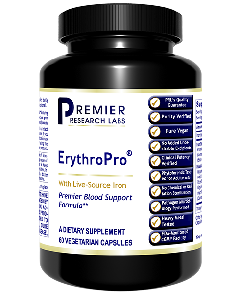 ErythroPro® - - Nutritional Supplement - - Blood Support - Postnatal Support - - - Marketplace Earth Vitamins, L.L.C.