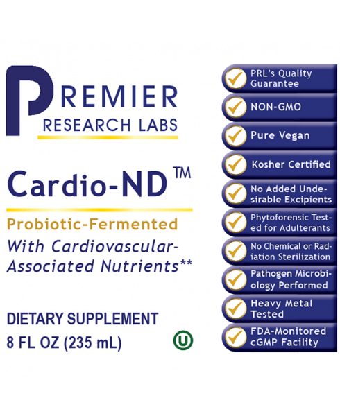 Cardio-ND™ - - Nutritional Supplement - - Cardiovascular and Circulatory Support - - - Marketplace Earth Vitamins, L.L.C.