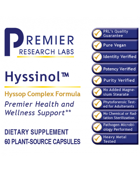 Hyssinol™ - - Nutritional Supplement - - Inmune Health - Super Health and Vitality - - - Marketplace Earth Vitamins, L.L.C.
