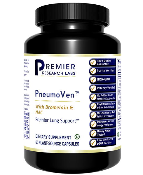 PneumoVen™ - - Nutritional Supplement - - Lung Support - - - Marketplace Earth Vitamins, L.L.C.