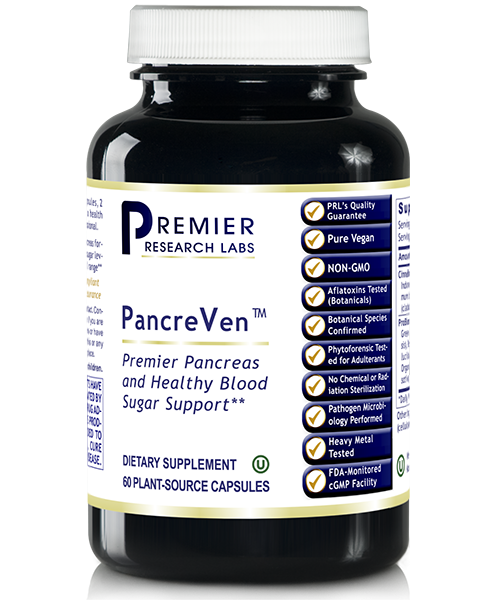 PancreVen ™ - - Nutritional Supplement - - Blood Sugar Health - Blood Sugar Support - Pancreas Support - - - Marketplace Earth Vitamins, L.L.C.