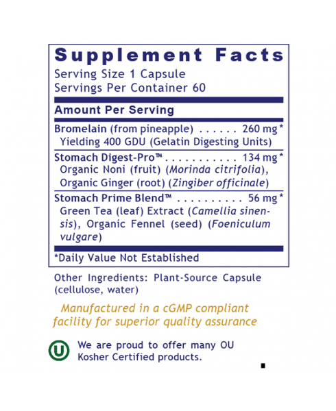 GastroVen™ - - Nutritional Supplement - - Stomach Support - - - Marketplace Earth Vitamins, L.L.C.